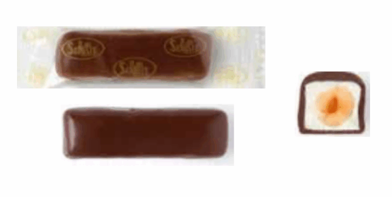 Nougat dur aux noisettes du Piemonte enrobé de chocolat - Image 2