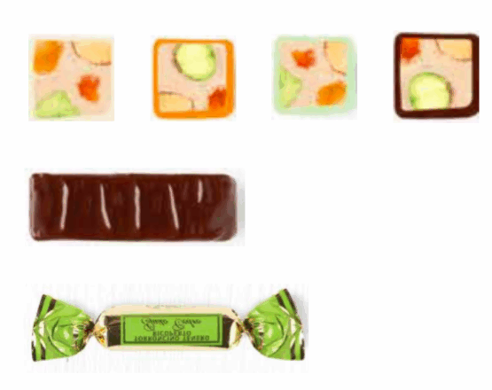 Nougat tendre aux noisettes, amandes, pistaches et papaye enrobé de chocolat, vanille, orange et cèdre - Image 2