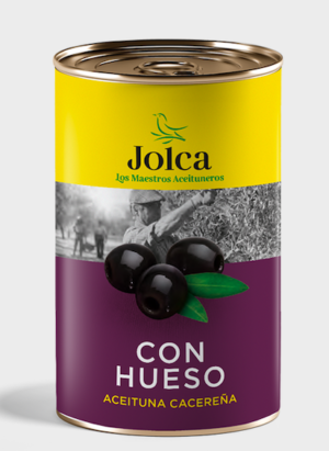 jolca Whole Black Olives with Pit