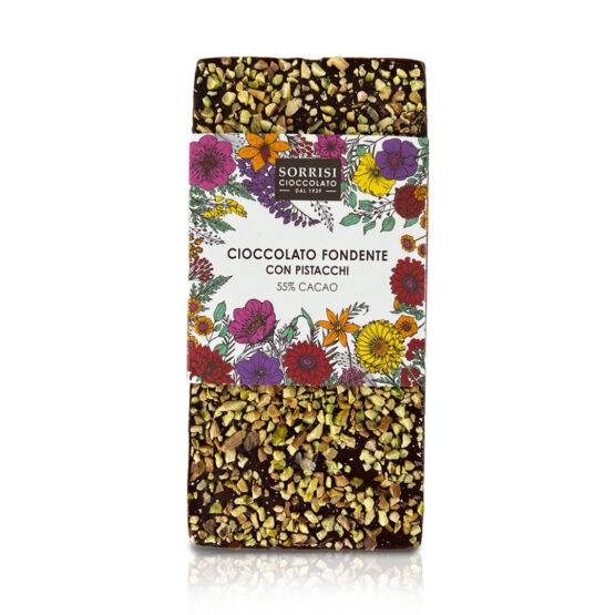 DARK CHOCOLATE WITH PISTACHIO