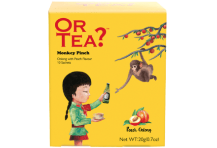 Monkey Pinch Peach | Peach Flavoured Oolong Tea (ORGANIC) Sachets