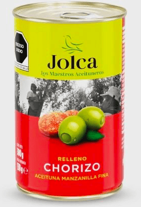 Jolca Olive Aceituna Green Manzanilla Stuffed With Chorizo