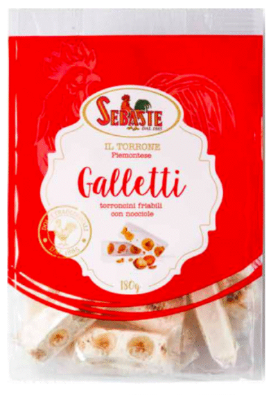Hard Nougat with hazelnut