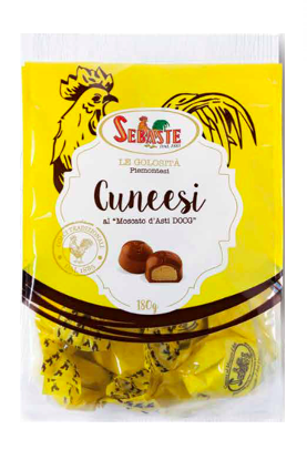 Milk Chocolate praline filled with cream of "Moscato d'Asti DOCG"