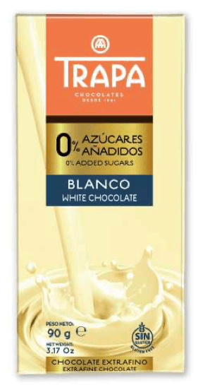 WHITE CHOCOLATE 0% ADDED SUGAR